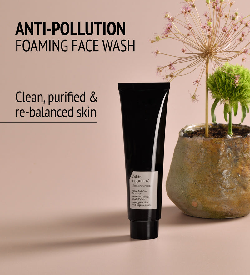 Comfort Zone: SKIN REGIMEN CLEANSING CREAM Anti-pollution foaming face wash-
