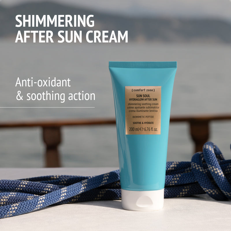 Comfort Zone: SUN SOUL HYDRAGLOW AFTER SUN  Shimmering soothing cream -1.jpg
