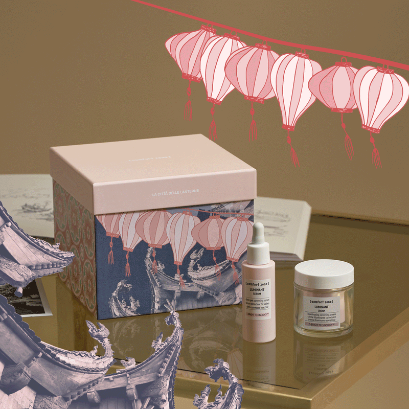 Comfort Zone: KIT THE CITY OF LANTERNS  Illuminating correcting face kit -1.gif
