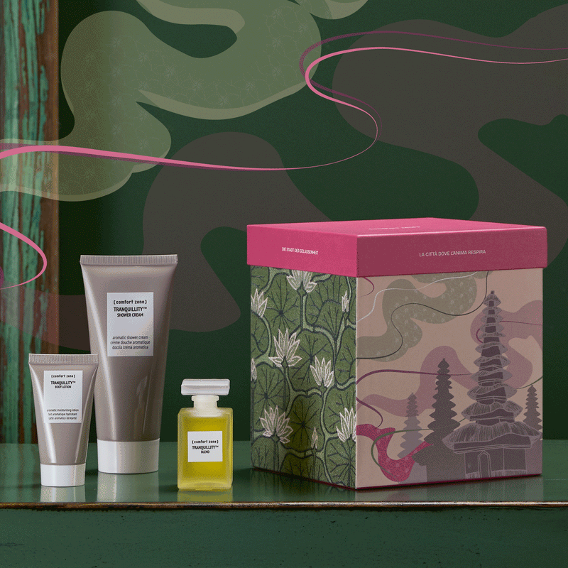 Comfort Zone: KIT THE CITY OF SERENITY  Aromatic moisturizing body kit -1.gif
