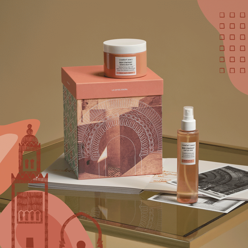 Comfort Zone: KIT THE OCHRE CITY  Draining firming body kit -1.gif
