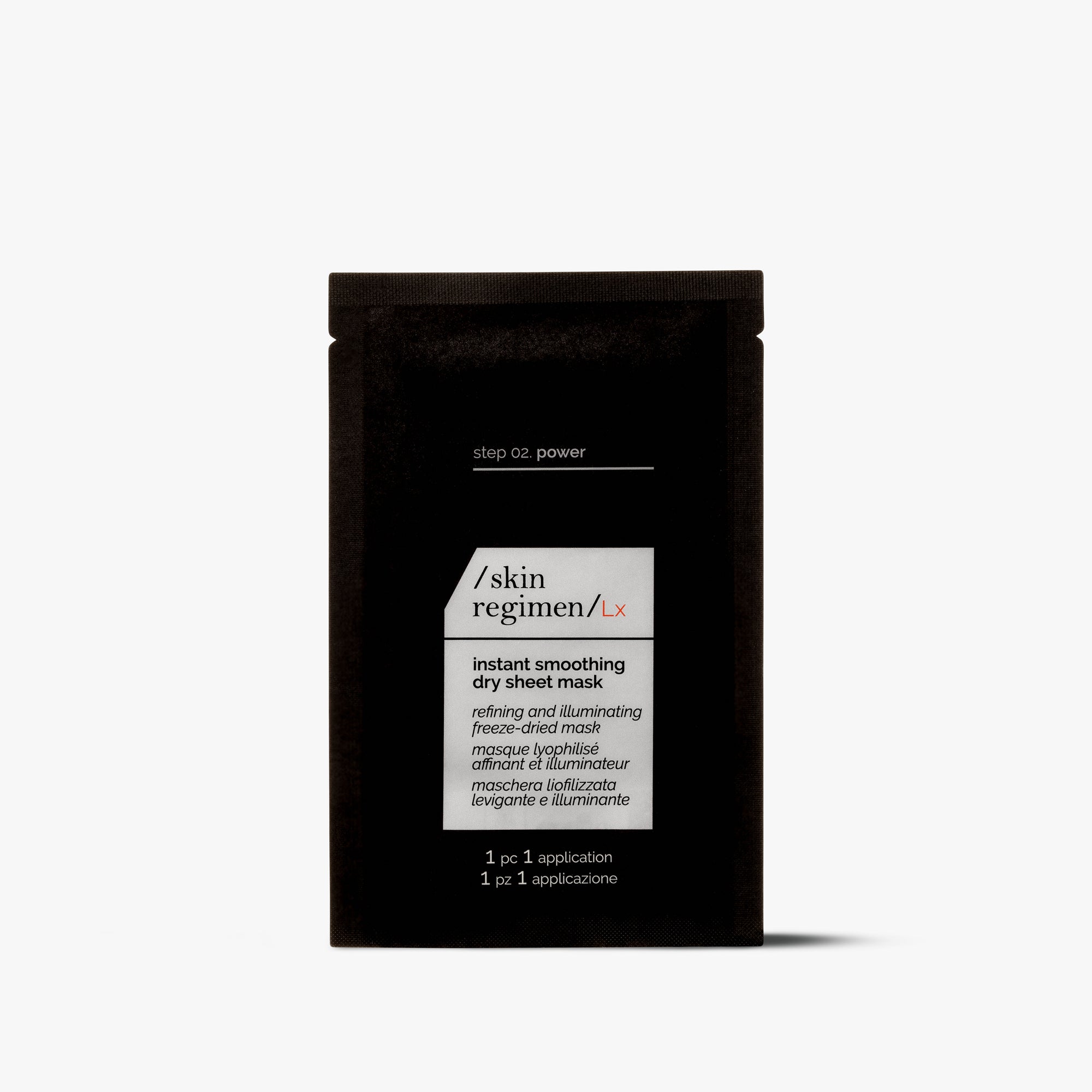 Comfort Zone: Skin Regimen Lx Instant Smoothing Dry Sheet Mask   refining and illuminating freeze-dried mask  -8004608528890
