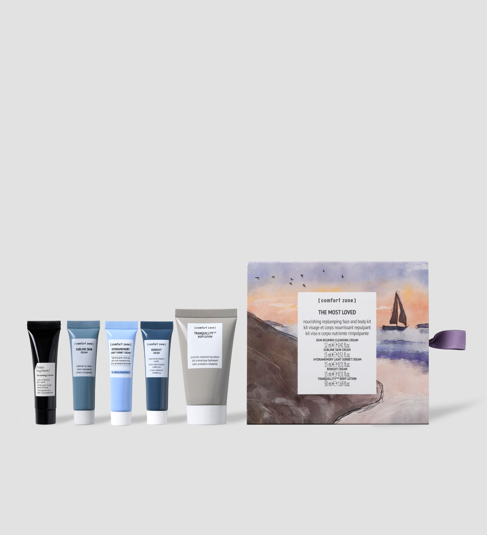 Comfort Zone: KIT THE MOST LOVED Nourishing replumping face and body kit<br>-
