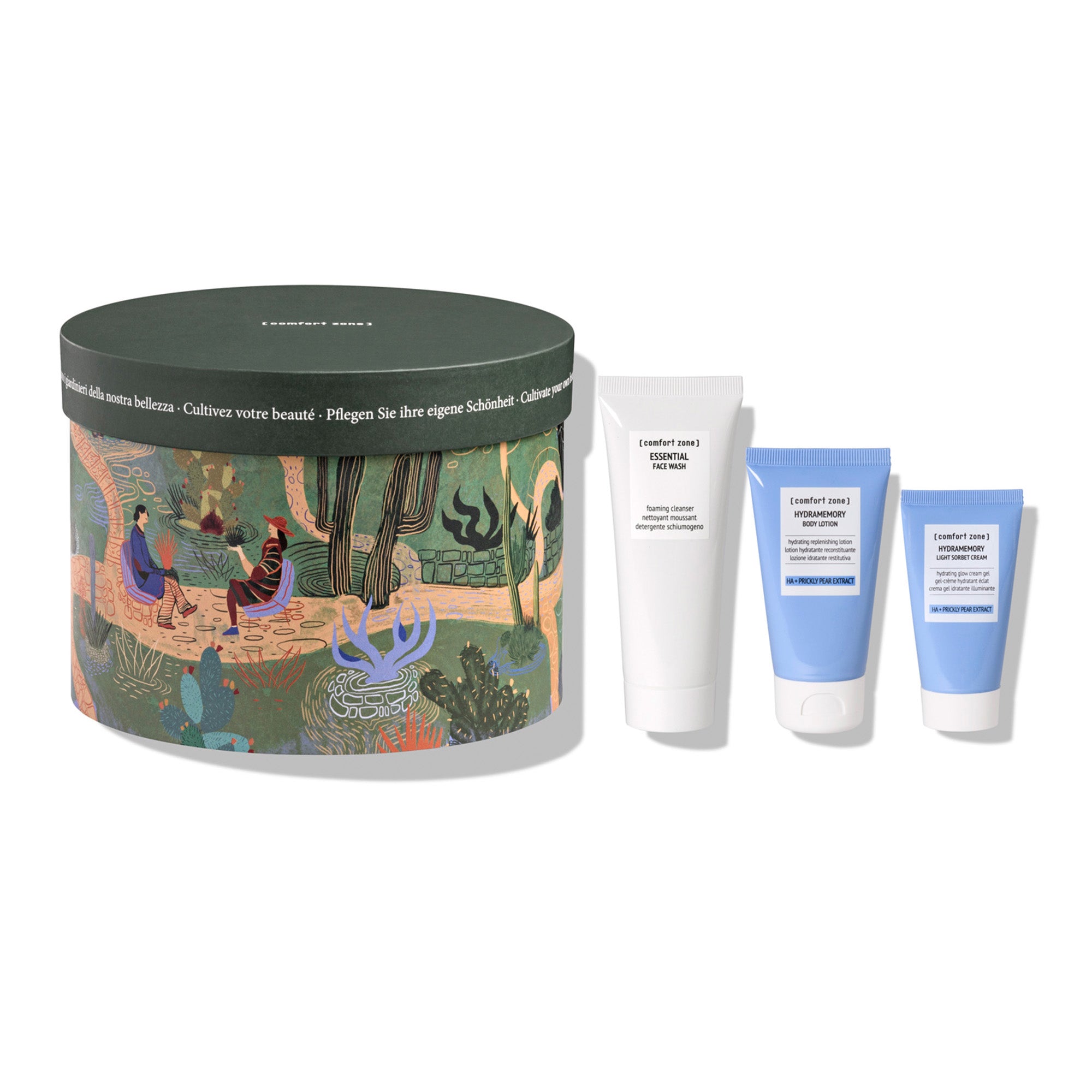 Comfort Zone: KIT EXOTIC GARDEN 
  cleansing
  hydrating face and body kit-
