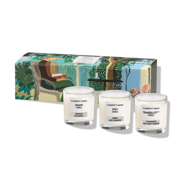 TRANQUILLITYTM CANDLE SET - Comfort Zone International