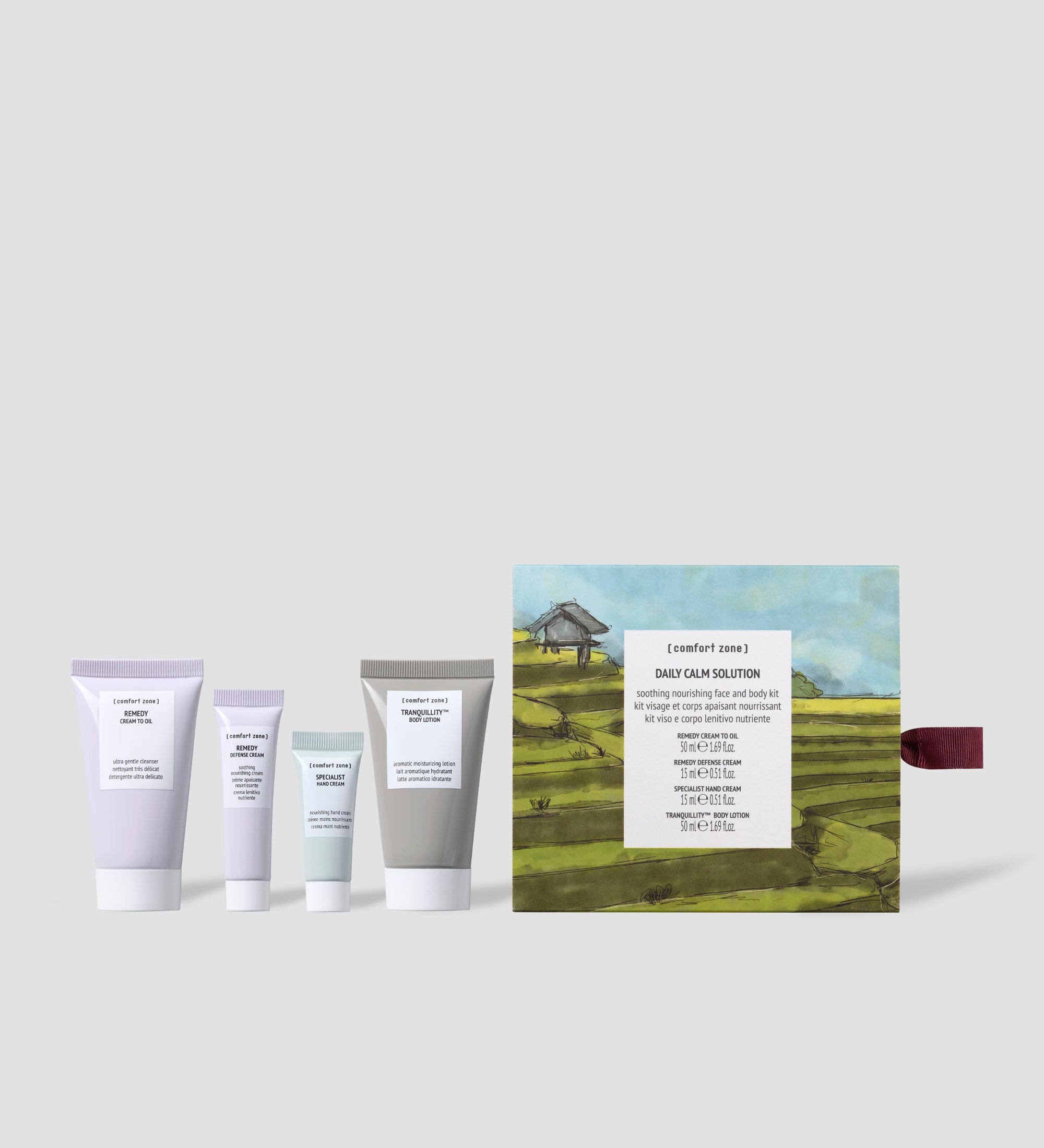 Comfort Zone: KIT DAILY CALM SOLUTION Soothing nourishing face and body kit-